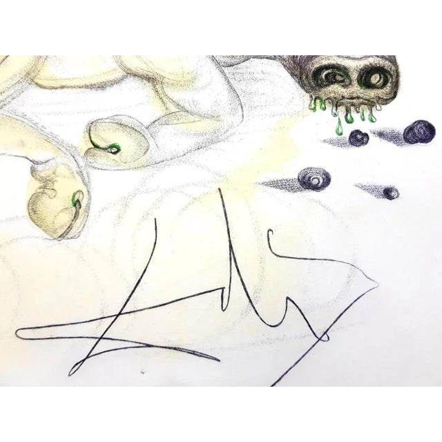 Salvador dali - girl and pig - original etching dimensions: 38 x 28 cm edition: 390 1967 on rives vellum references :...