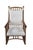 Victorian 1960s Virginia House American Victorian Revival Oak Spindle Back Rocking Chair Rocker For Sale - Image 3 of 13