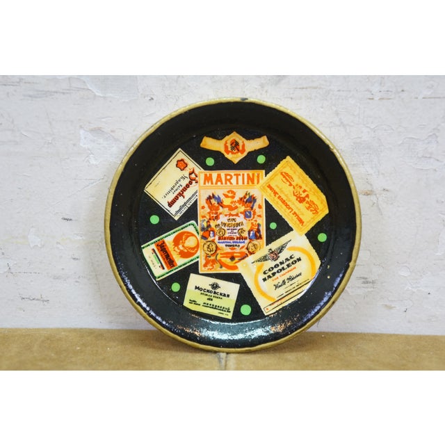 Mid 20th Century Japanese Mid Century Modern Paper Mache Wine Liquor Glass Coasters Ashtray - 9 pcs For Sale - Image 9 of 15