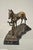 Metal Late 20th Century Delaware Park Bronze Equestrian Rider Jockey Leading Race Horse Lantern Statue For Sale - Image 7 of 10