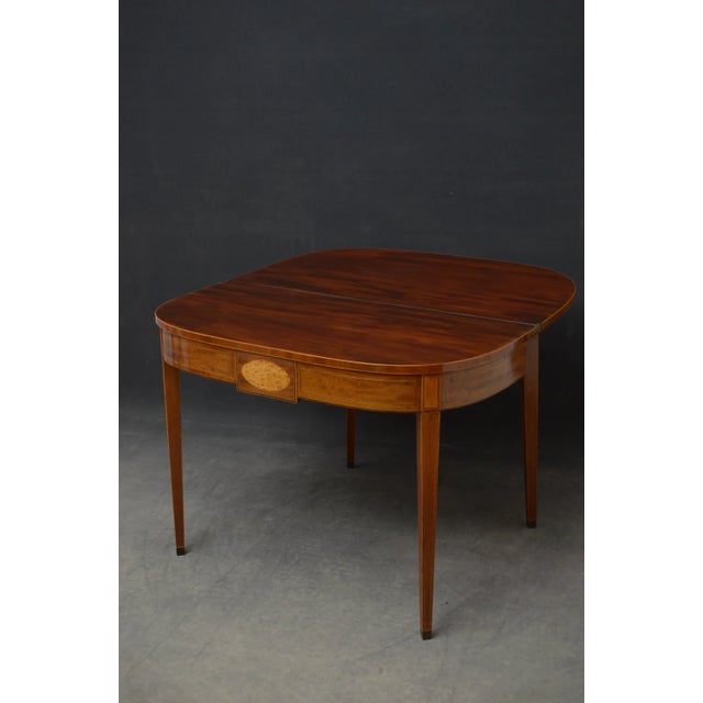 Regency Mahogany Game Table For Sale - Image 11 of 12