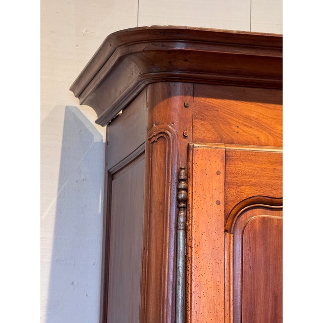 French 18th Century Louis XV Provincial Armoire For Sale - Image 3 of 14