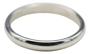 Ladies 14K Gold Classic Wedding Band