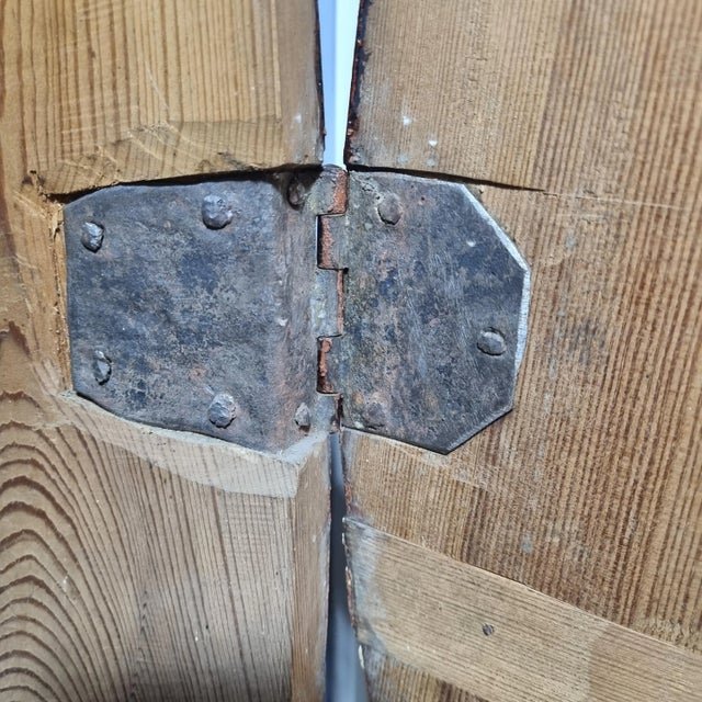 Brown Rare 1829 Swedish Mora Clock by Anders Fredrik Modig - Leksand Style, Single-Hand, 100% Original Paint For Sale - Image 8 of 9