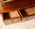 Antique English Federal Bow Front “Dressing Glass” Table Mirror Mahogany With Satinwood Inlay Triple Drawer For Sale - Image 9 of 11