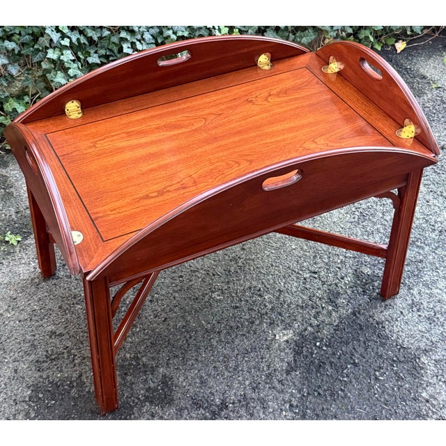 Vintage Henkel Harris Butlers Tray Coffee Table For Sale - Image 9 of 12