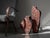 Bio Concrete FRAGMENT Sculptural Stone Vase Set by Donatas Žukauskas A pair of sculptural vessels built on a fragmented,...