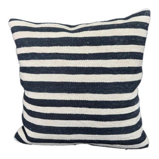 Turkish Hemp Pillow Cushion Natural Beige Black Pillow Cushion Cover 24x24 For Sale