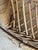 Wood Vintage Mid-Century Bohemian Wicker & Rattan Peacock Fan Chair For Sale - Image 7 of 12
