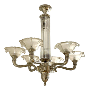 Art Deco Ceiling Lamp, France, 1925