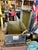 Mid-Century Modern Industrial Us Military Footlocker Trunk With Original Insert Tray For Sale In West Palm - Image 6 of 12