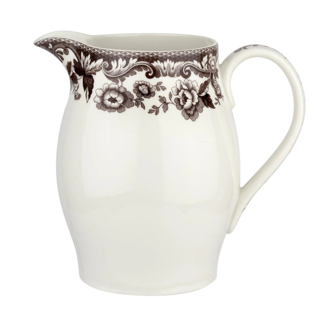 English Spode Delamere Pitcher, 68 oz. For Sale - Image 3 of 3
