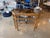 Vintage Brighton Style Rattan Woven Cane Tortoise Demi Lune Console Table For Sale - Image 9 of 12