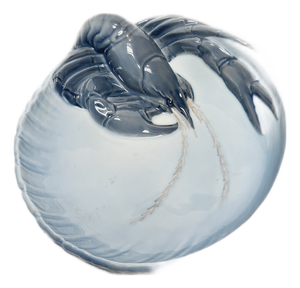 Danish Porcelain Plate with Lobster by Royal Copenhagen, 1950s