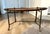 1960s Mid Century Modern Tea Table W/Wood Top & Brass Legs For Sale In Seattle - Image 6 of 9