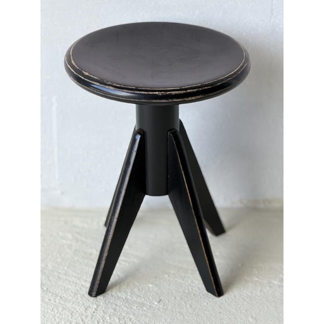 Black Mid-Century Adjustable Piano Stool, 1960s For Sale - Image 8 of 14