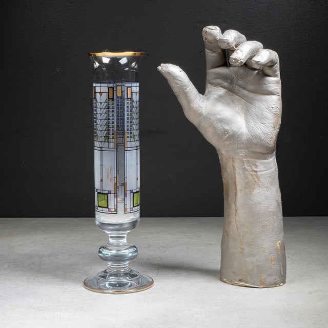 Glass Omaggio "Tree of Life" Glass Vase, Frank Lloyd Wright, Italy, 1997 For Sale - Image 7 of 7