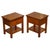 Vintage French Style Hardwood Nightstands, Set of 2 For Sale - Image 15 of 15