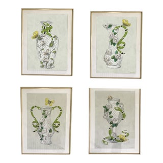 Palace Walls Jar, Set of 4 For Sale