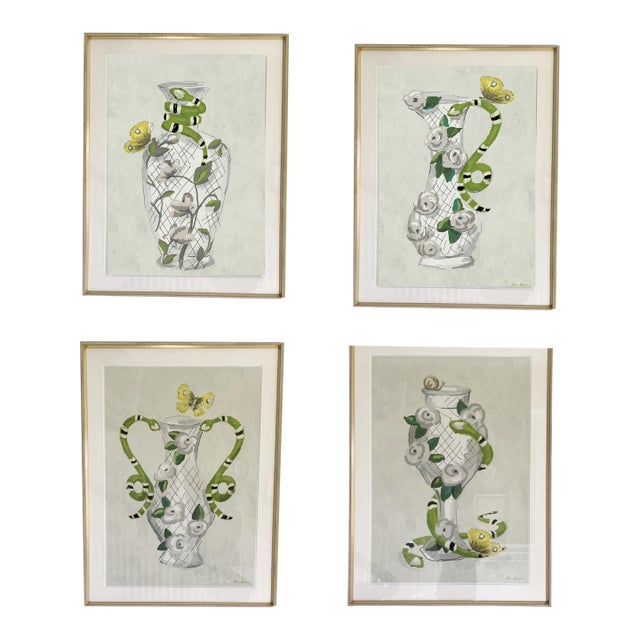 Palace Walls Jar, Set of 4 For Sale