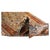 Textile Antique Persian Farahan 4X6 Rust, Blue & Ivory Handmade Area Rug #9902006 For Sale - Image 7 of 7