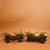 Late 19th Century Pair of Gilt Bronze Winged Qilin Statues, Mythical Beast Figures, 3.75kg For Sale In Los Angeles - Image 6 of 9
