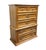 English Bassett Furniture Solid Oak Traditional American Colonial Revival 40" Chest on Chest 2085-251 For Sale - Image 3 of 12