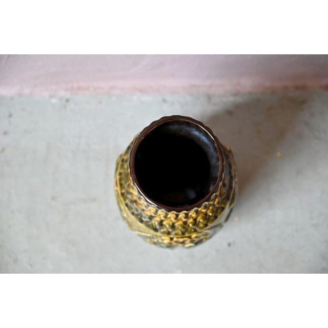 Large Brutalist Vase by Bodo Mans for Bay Keramik, 1950s For Sale - Image 4 of 10
