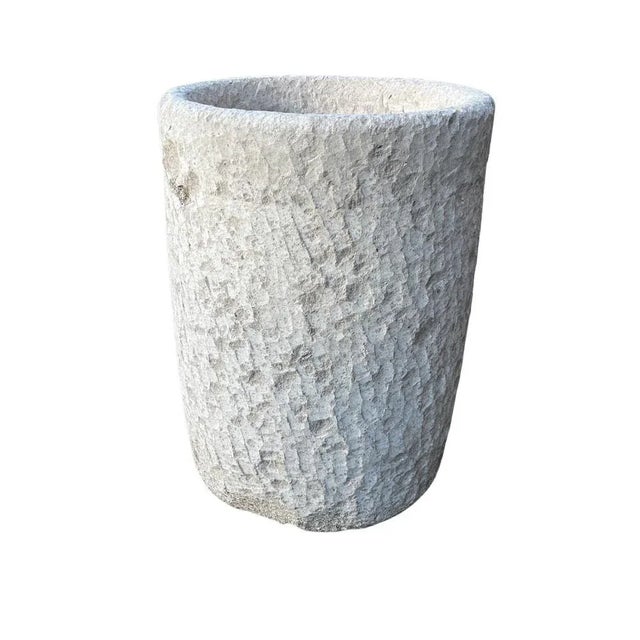 Sourced in Mexico and made by local stone artisans, these weather resistant planters are inspired by the ancient water...