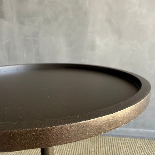 New Cannes Table - Tall - Brass Finish For Sale In Los Angeles - Image 6 of 8