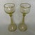 Victorian Antique Pistachio-Green Römer Glasses, by Theresienthal, Circa 1900 — Pair For Sale - Image 3 of 7