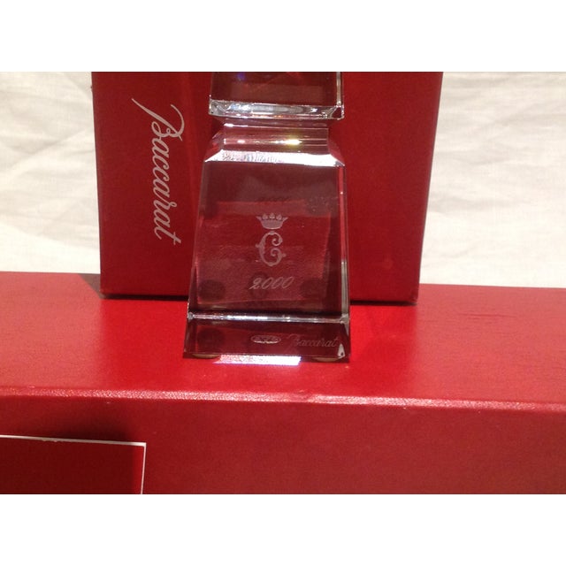 Obelisk from Baccarat, 2000 For Sale - Image 9 of 15