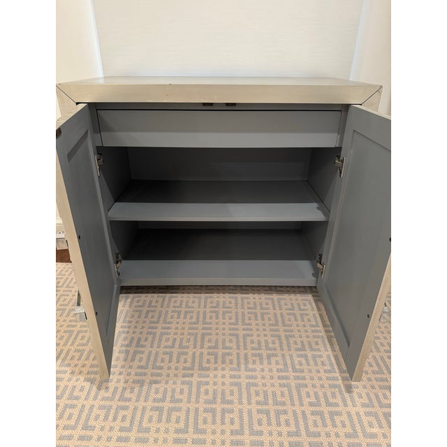 Silver Styled After Jonathan Adler Talitha Starburst Cabinet For Sale - Image 8 of 8