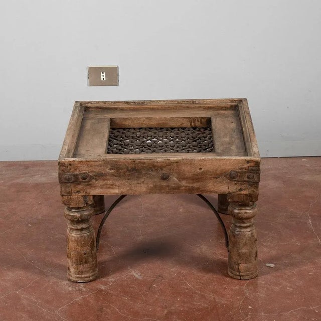 Antique Window Grill Coffee Table For Sale - Image 4 of 18