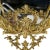 Vintage French Brass Wall Mirror, 1960s For Sale - Image 4 of 9