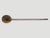 Antique Large Wood and Coconut Shell Ladle For Sale - Image 10 of 18
