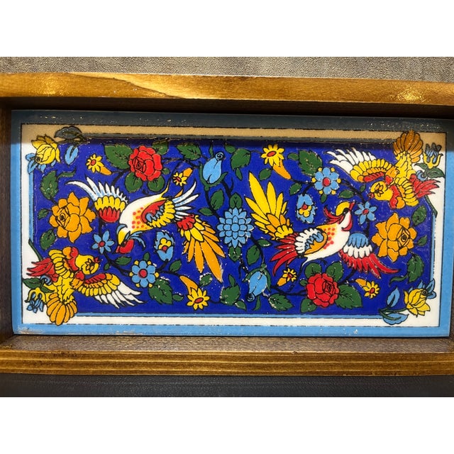 Artisan Textured Ceramic Tray. 1980s For Sale - Image 10 of 12