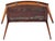 Wood Antique Georgian Bow Front Mahogany Writing Table, 19th Century For Sale - Image 7 of 8