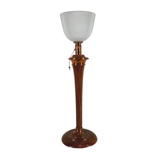 Large Art Deco Table Lamp from Mazda, 1930s For Sale