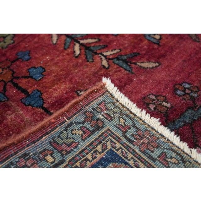 Antique Mohajeran Sarouk Rug 6'10'' x 10'4'' For Sale - Image 10 of 10