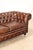 Chesterfield Style Brown Leather Sofa For Sale - Image 11 of 18