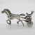 Vintage Italian Handmade Silver Racing Horse with Jockey Figurine, Tuscany, 1980s For Sale - Image 4 of 11