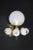 Mid-Century Brass Wall Light with Hand-Blown White Glass Globes, 1970s For Sale - Image 10 of 13
