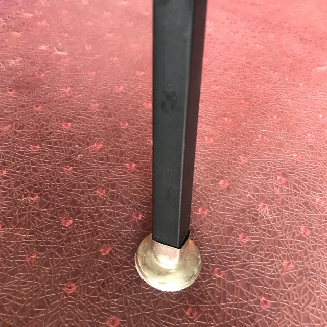 Industrial Hand Forged Brutalist Design Wood & Iron Chairs - a Pair For Sale - Image 12 of 13