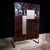 Giorgio I Oxblood Glossy Lacquer and Light Bronze Metal Cabinet by Casa Casati For Sale - Image 4 of 10