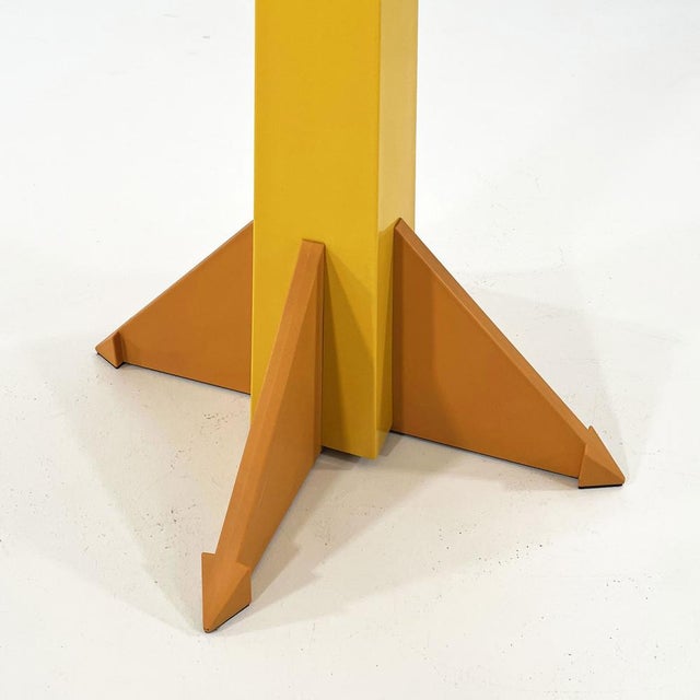 Yellow Model 4310 Dining Table by Anna Castelli Ferrieri for Kartell, 1980s, in Good conditions. Designed 1980 to 1989...