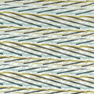 Harlequin Diffinity Fabric in Gold/Topaz For Sale