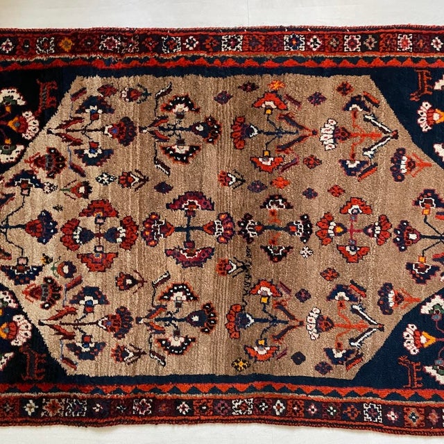 1940s Middle Eastern Rug, 1940s For Sale - Image 5 of 6
