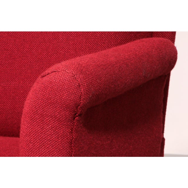 Swedish Victorian Burgundy Fabric Chairs, 1950, Set of 2 For Sale - Image 12 of 13