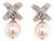 Akoya Pearl Dangle Earrings 14k Gold Certified For Sale